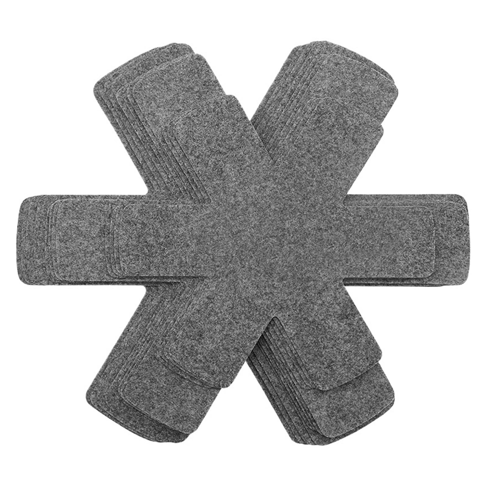 24Pcs Pot and Pan Protectors 3 Different Sizes Felt Kitchen Cookware Dividers Pads Separators for Kitchen