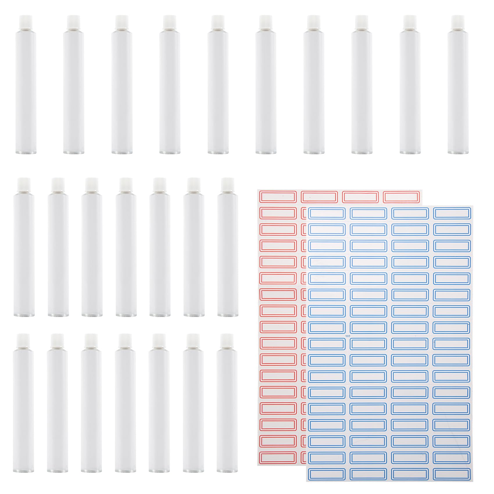 XIAOJUN Aluminum Paint Tubes Paint Tubes 20 Ml for Making Paint and Store Remaining Paint Acrylic Oil
