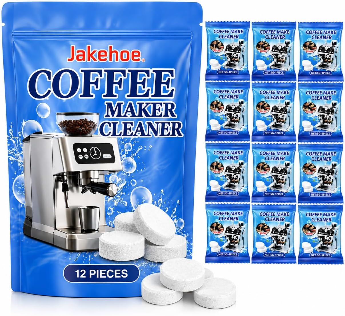 Limpiador para cafeteras en tabletas - Descalcificador y limpiador