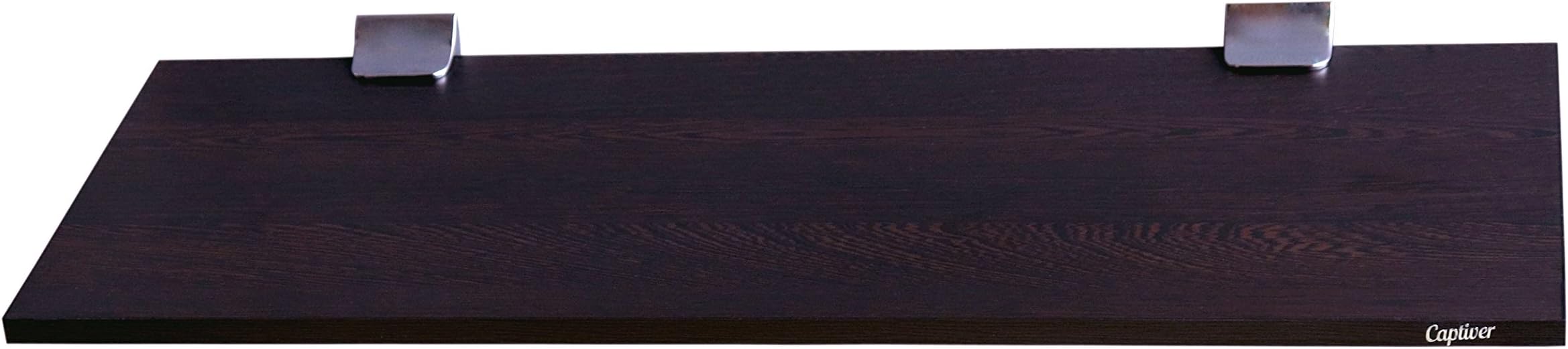 Captiver MDF Wall Mounted Books Shelf Holder 29X9 Inch Rack Shelves Stand Wenge