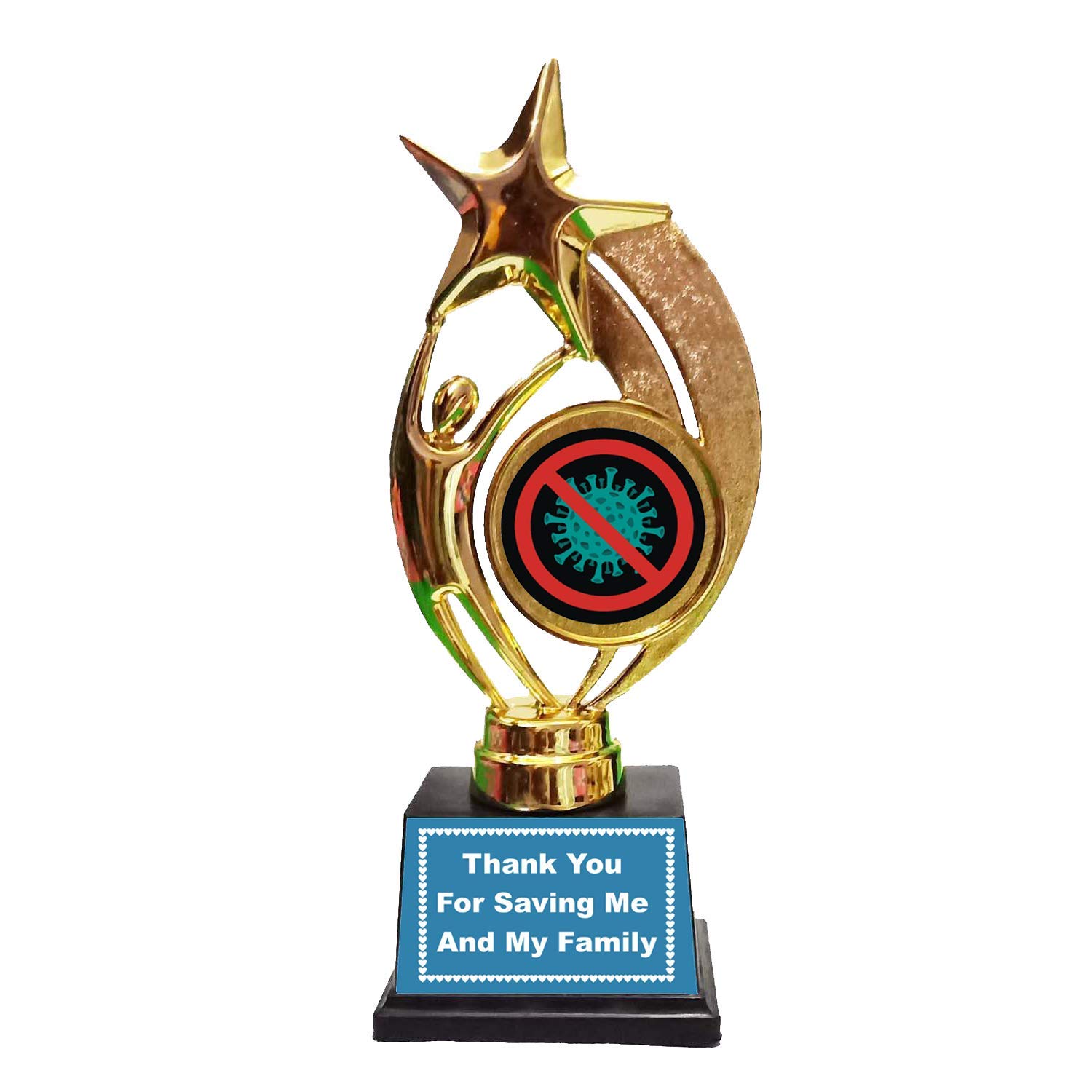 Family Shoping Corona Warriors Thank You for Saving Me and My Family Trophy Medal Award (B08B6F3DNL) Amazon Price History, Amazon Price Tracker
