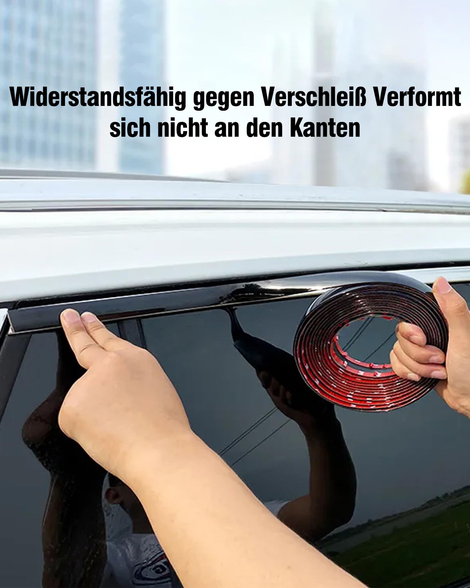 Tira Adhesiva Coche 5 m X 30 mm: Molduras Autoadhesivas con Película Protectora Tira Decorativa Autoadhesiva Flexible para Muebles, Automóviles, Carrocerías, Ventanas, Rejas