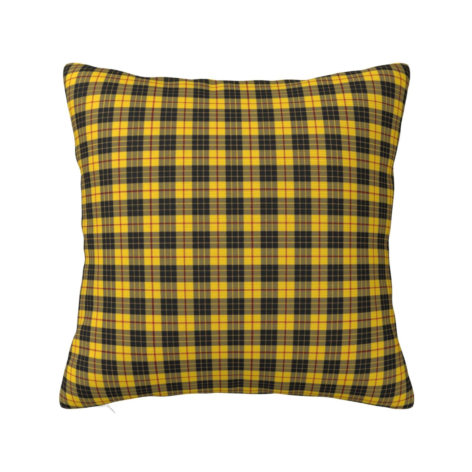 Scottish Clan MacLeod Tartan Pillowcase 18"x18"