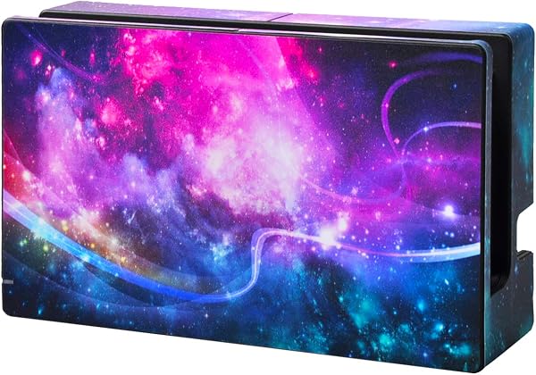 eXtremeRate Adesivo Skin per Nintendo Switch, Sticker per Joycon Console Dock Grip, Pellicola Protettiva Protezioni Schermo per Nintendo Switch-Galassia Lucente - 5