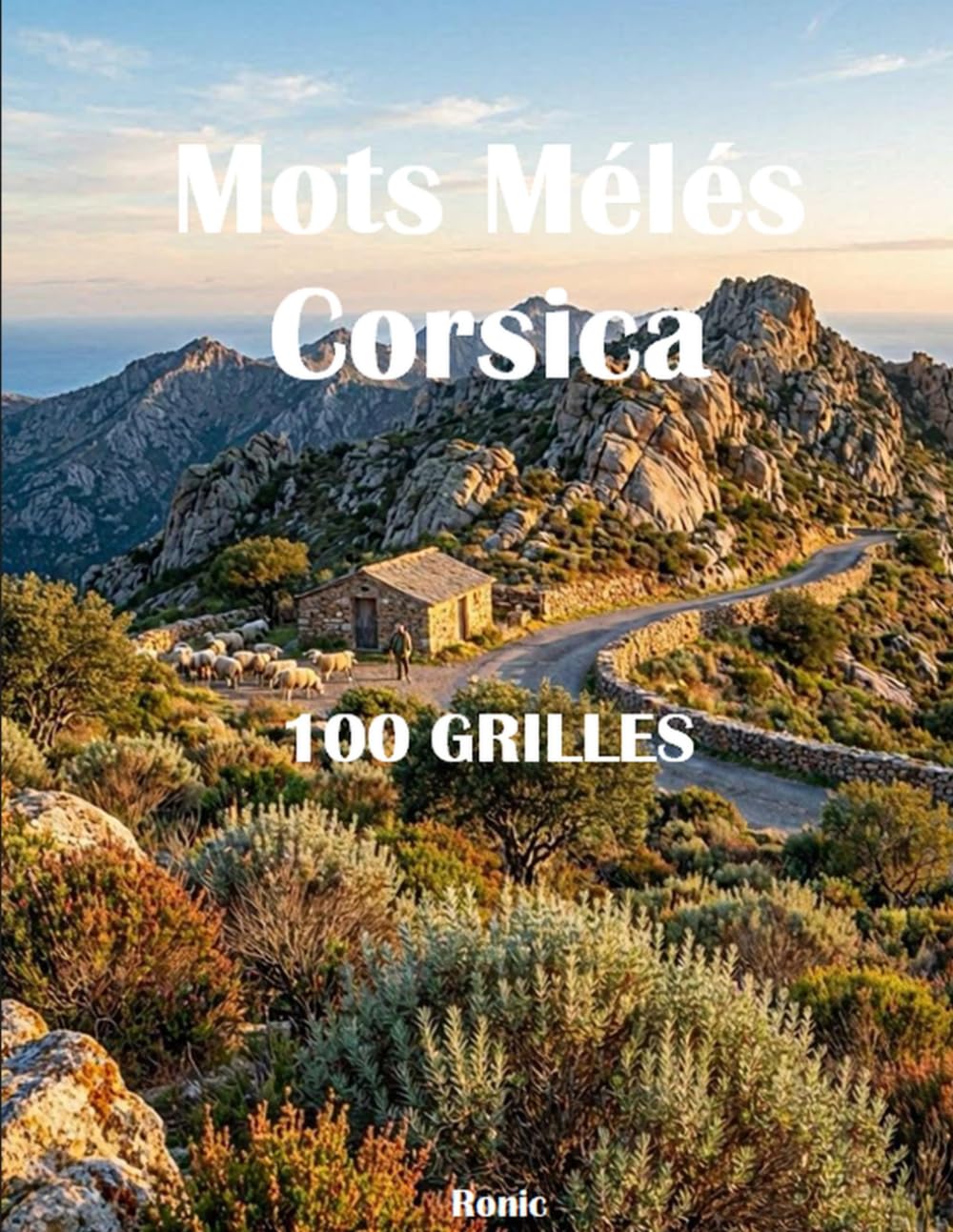 Mots Mêlés Corse - Montagne et Nature: 100 Grilles Thématiques - 2 par Page - Avec Solutions
