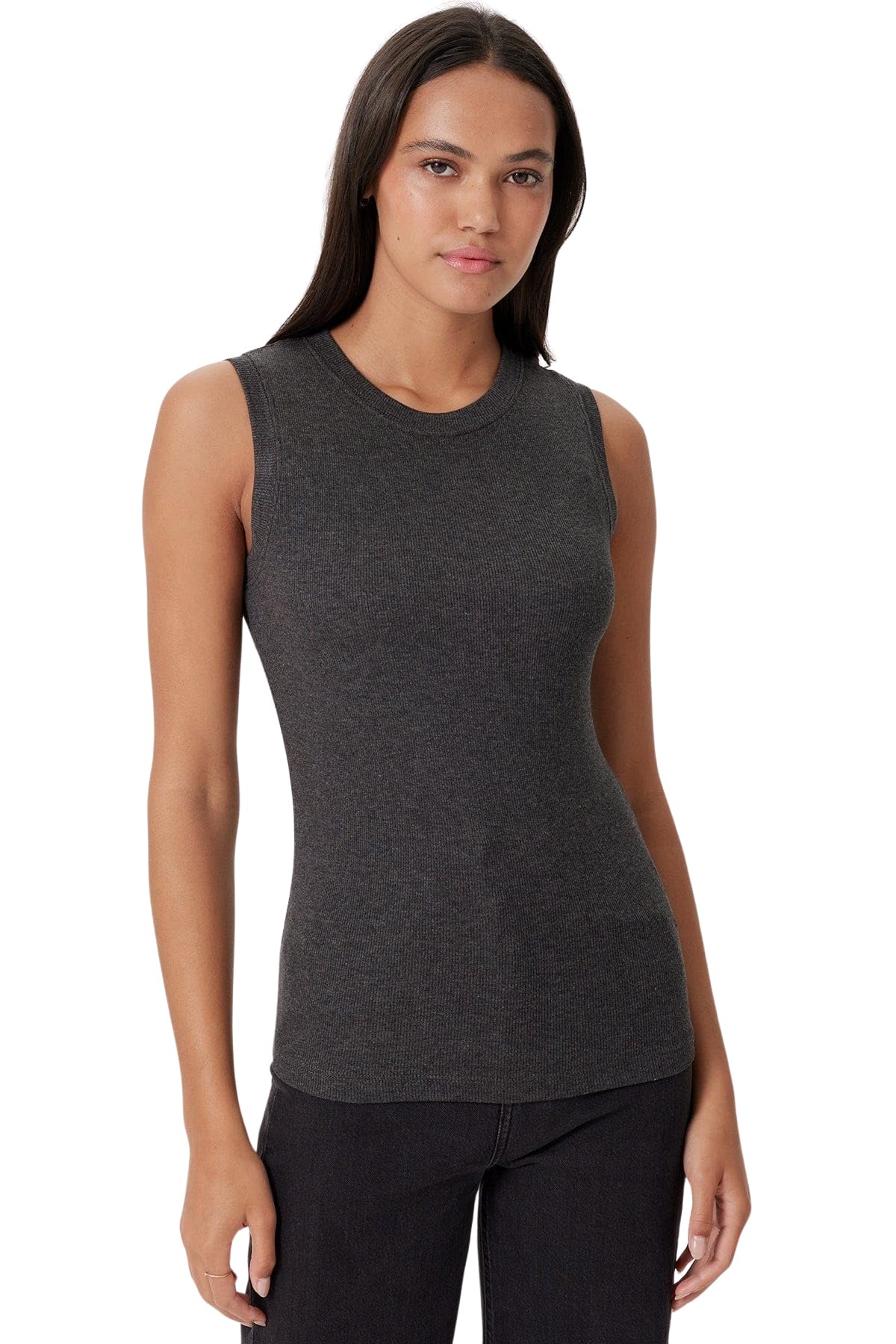 goldie lewinter Womens Ribbed Sleeveless Tee-picture-22