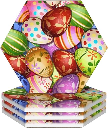 Miniatura 10 de Gothic Witchy - Juego de 4 posavasos absorbentes de cerámica para mesa de café, barra con base de corcho, alfombrillas redondas de piedra Seta