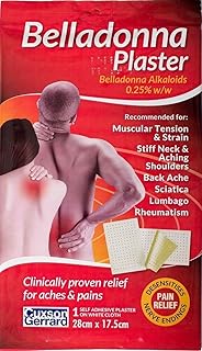 Belladonna 28 Medicated Plaster, 28cm x 7.5cm