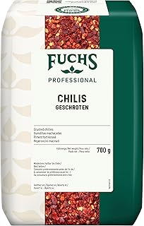 Fuchs Professional - Piment fort écrasé | Donne au chili à la carne le bon piquant | Qualité professionnelle pour les gros consommateurs | 0,7 kg dans un sac