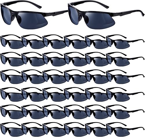 Kathfly 36 gafas de seguridad para trabajo, resistentes a los arañazos, a los impactos, gafas de seguridad protectoras con lente de policarbonato