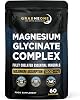 Magnesium Glycinate- 4-in-1 Complex -1000mg Supplements (Bisglycinate) Chelated Citrate & Malate (60) High Elemental dose Vegan Capsules, High Absorption