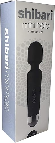 Miniatura 2 de Shibari Mini halo potente masajeador recargable de mano, varita impermeable inalámbrica, perfecta para brazos, cuello, piernas, espalda, columna