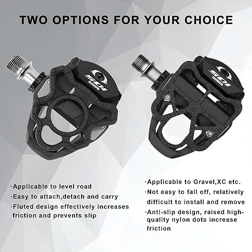 Miniatura 4 de THINVIK Clipless Pedal to Convert Flat Pedals,Universal Platform Pedal Adapters for Shimano SPD-SL System Pedal(Only Work on Road Bike Pedals)