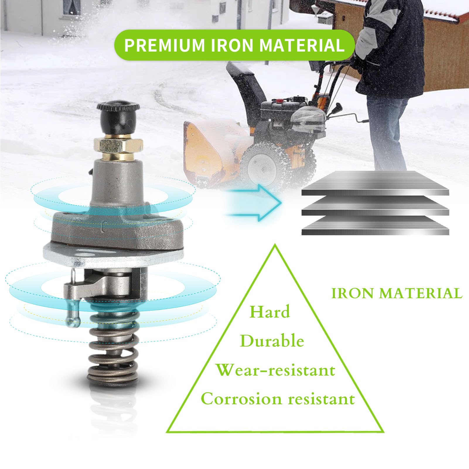 Iniettore Carburante Diesel Per Motozappa 178F - Acciaio Duro E Pressione Stabile - Foto 4