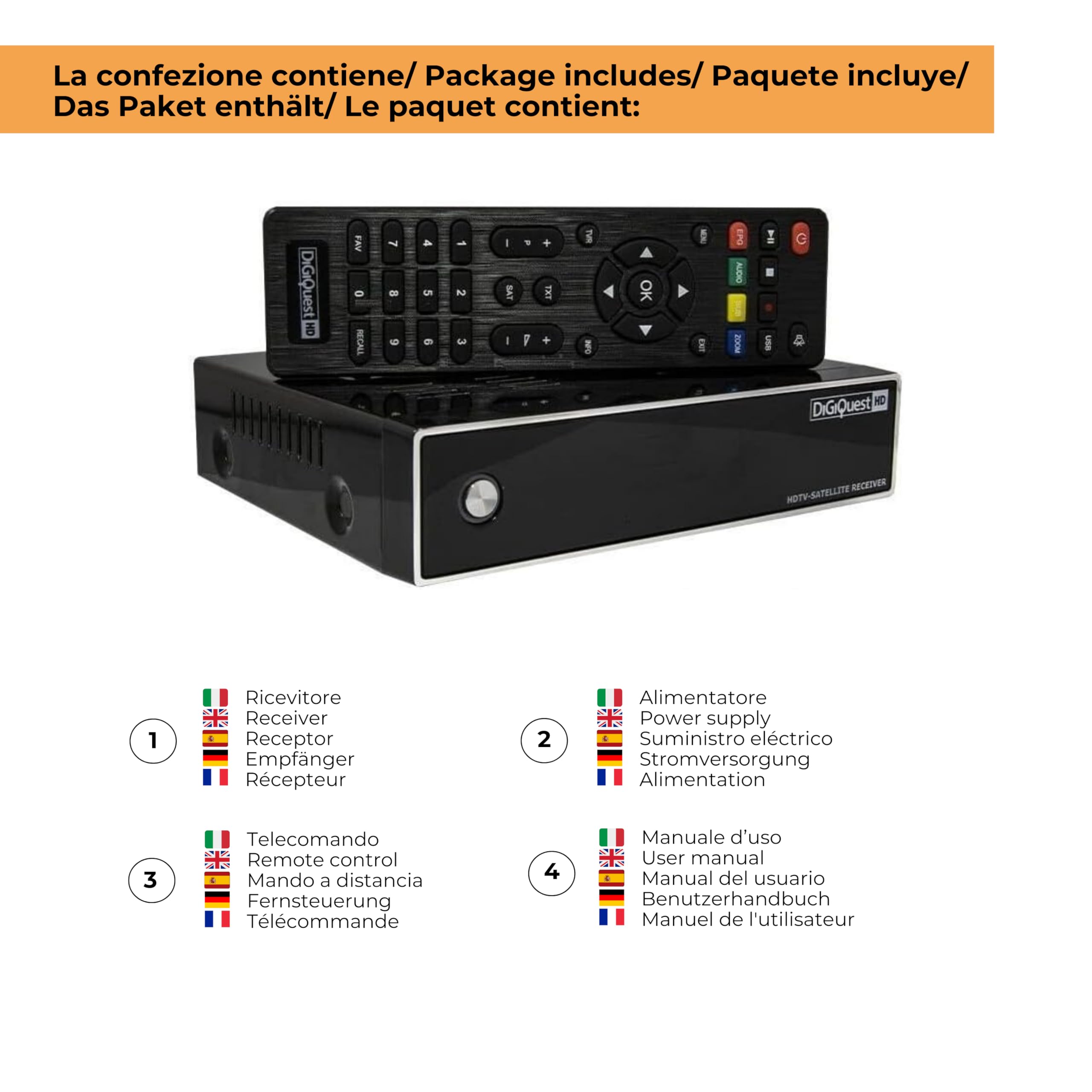 Digiquest 8312 HD Digital Satellite Receiver