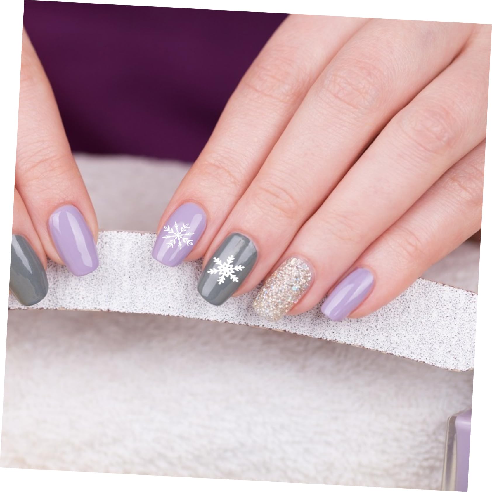minkissy 2 Set Di Piastre Per Timbri Per Unghie Modelli Per Timbri Per Nail Art Set Di Stencil Per Manicure Kit Per Timbri Per Nail Art Finitura A Specchio 13 Pezzi * 2