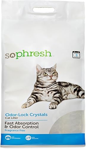Miniatura 2 de Petco Brand - So Phresh - Arena para gatos de microcristal con bloqueo de olor en sílice azul, 8 libras.