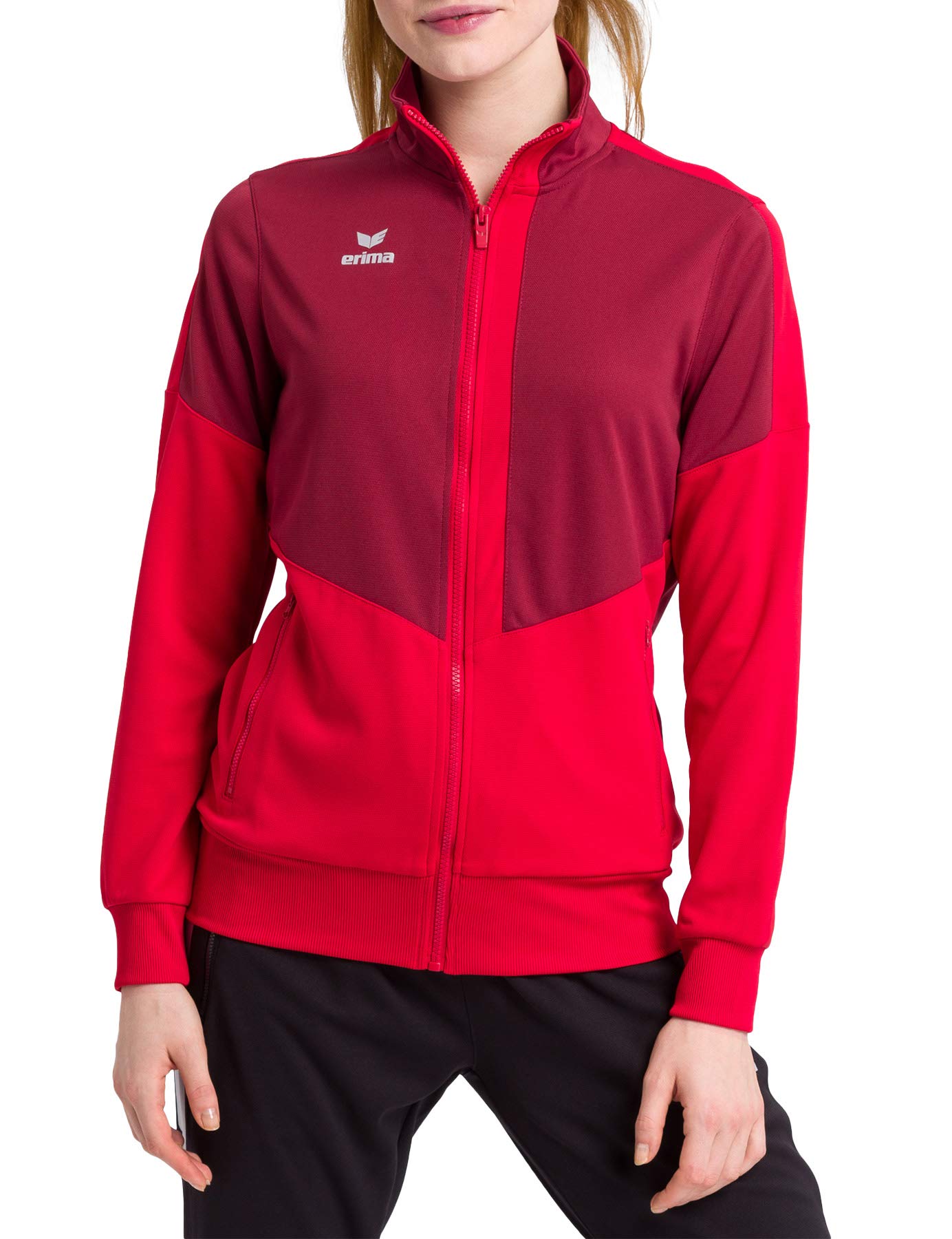 Erima Squad Trainings Jacket - Bordeaux/Red, 38