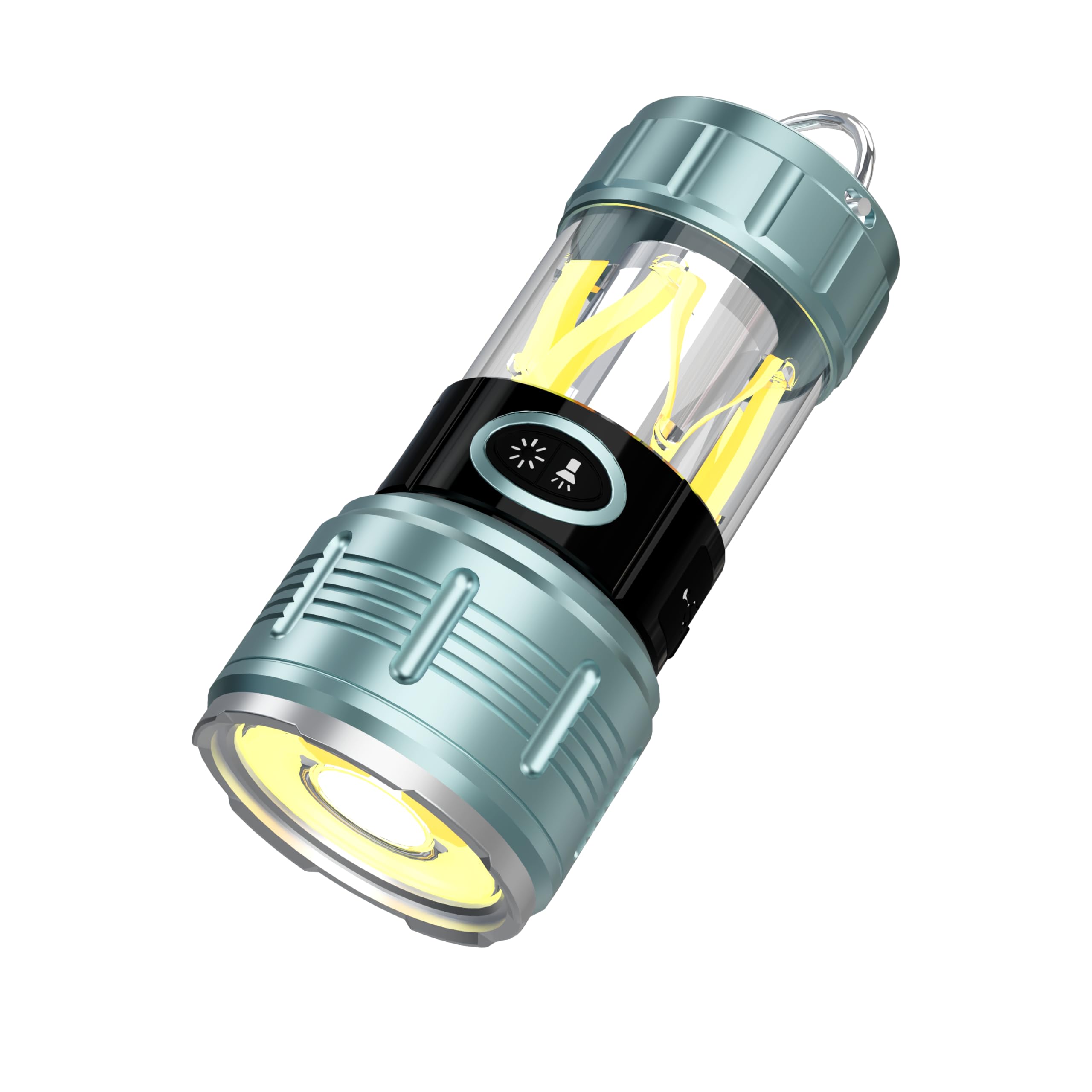 Zonebee Silver 700Lm Led Flashlight & Outdoor Lantern Combo, With 4 Mood Light Tones, 4500Mah Rechargeable Power Bank, Usb-C Output, Ip44 Splash-Proof For Camping, Hiking, Backyard, Emergencies