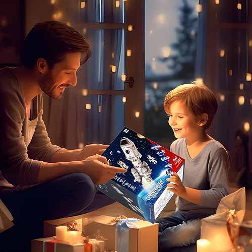 Miniatura 8 de Doloowee Transbordador espacial Juguetes de cohete para niños de 3, 4, 5, 6, 7, 8, 9 años - Juego de juguetes espaciales STEM - Juguetes educativos