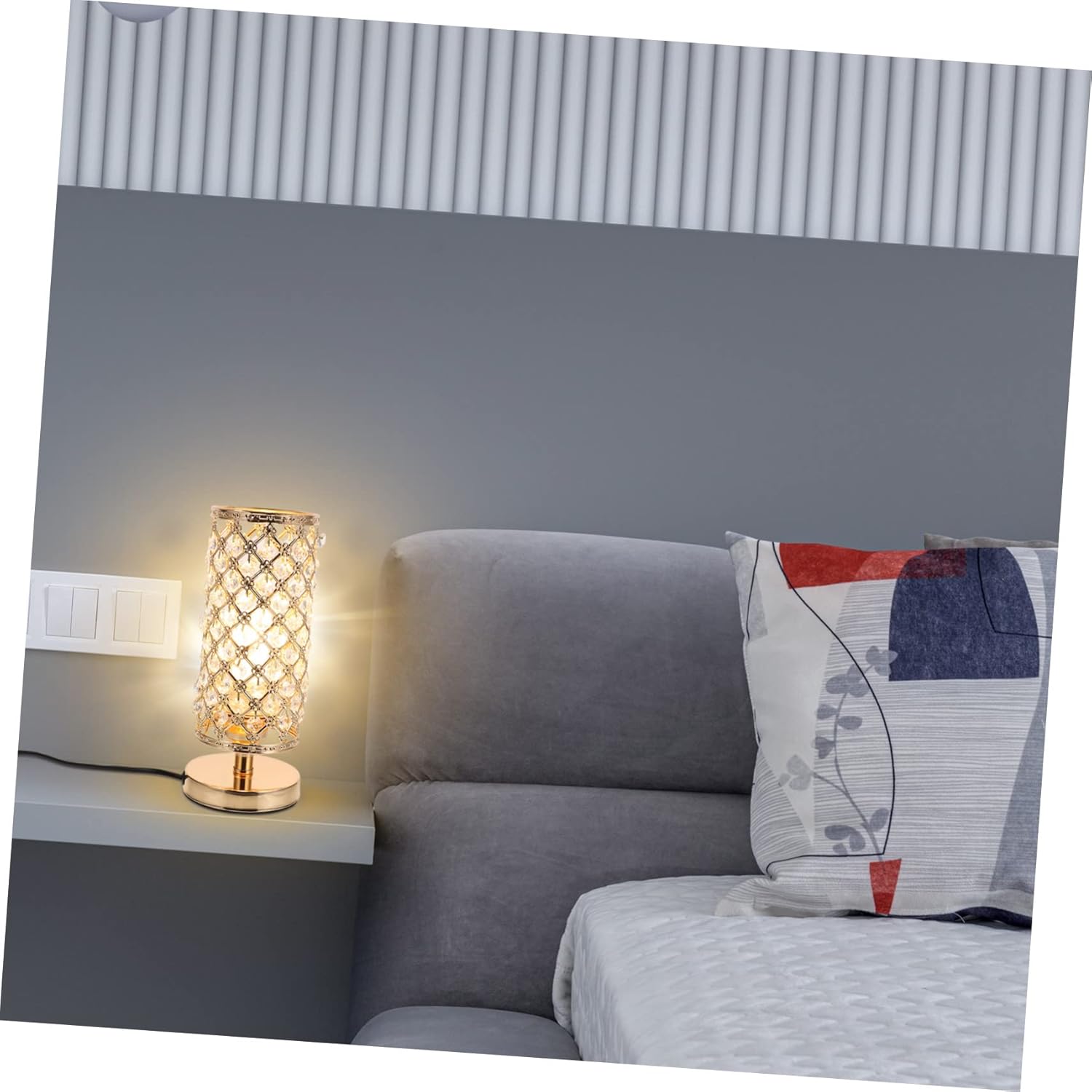 Decorative Table Lamp for Living Aesthetic Desktop Atmosphere Adornment Indoor Use