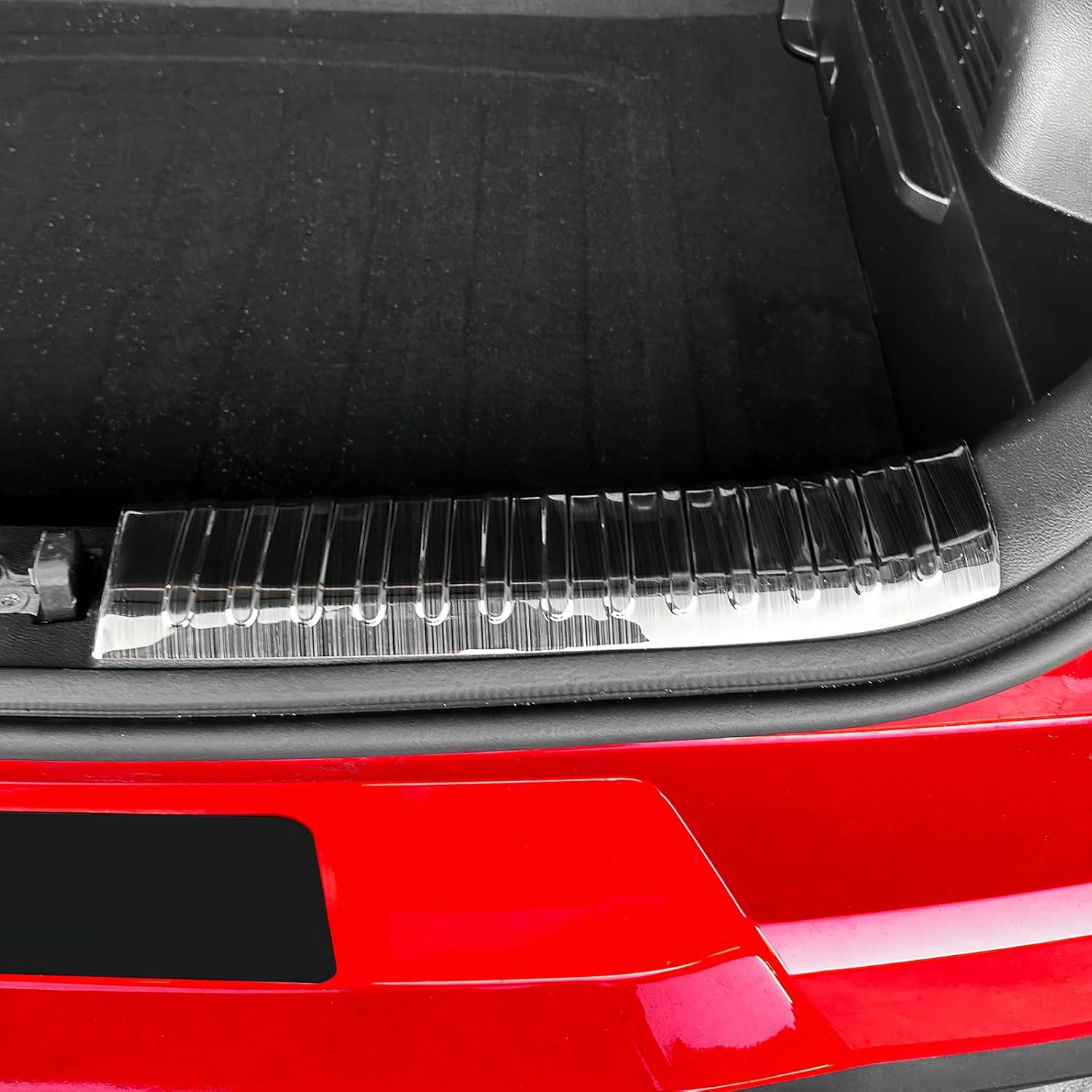 Stainless Steel Rear Bumper Protector Compatible with Kia Soul 2020-2026 Accessories (Black)