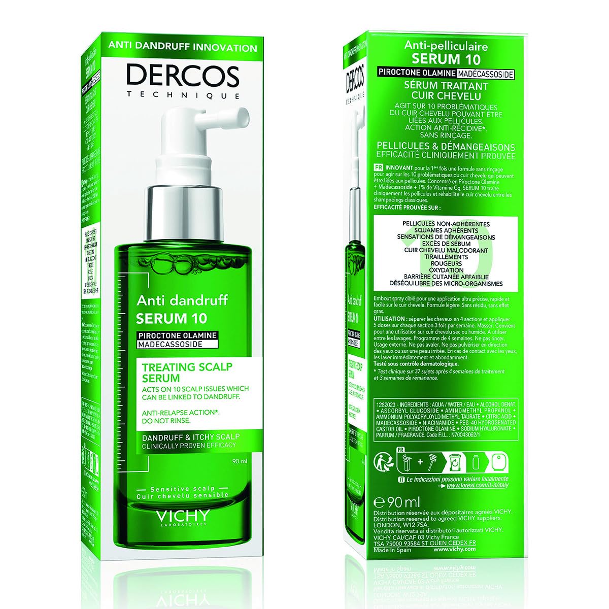 Vichy Dercos Serum 10 Leave-On Control Schuppen