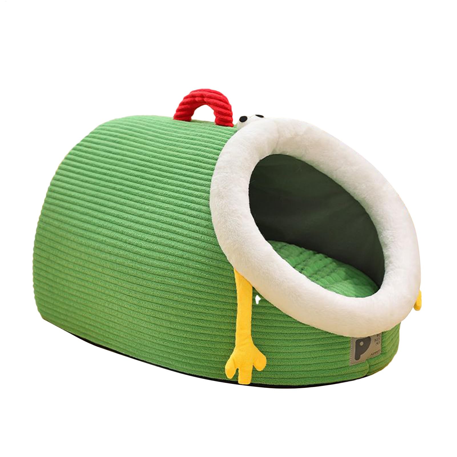 Cat cave avec toit en chaume isolant et dodo d'hiver chaud pour chaton