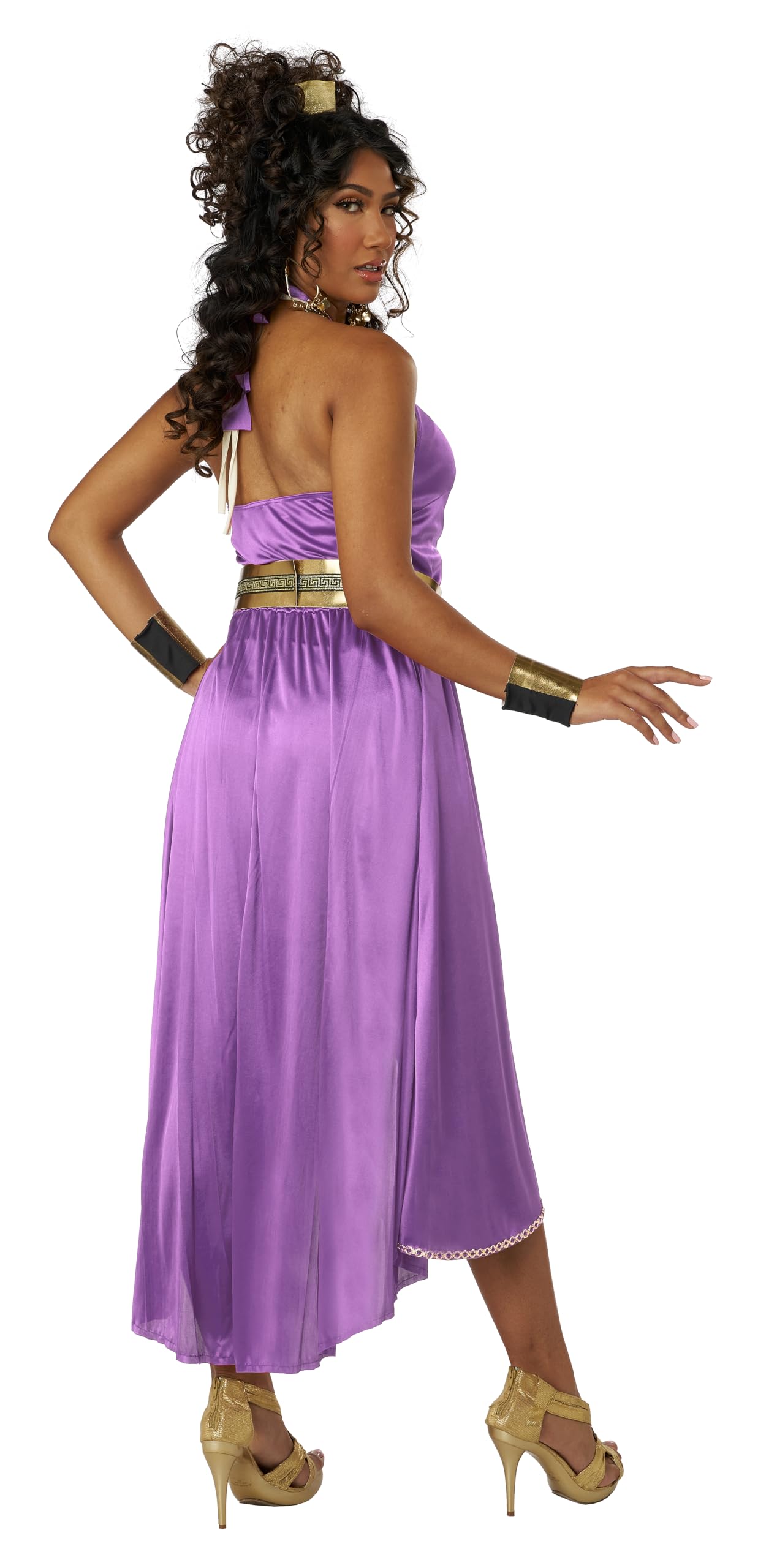 California Costumes, Principessa greca femminile, Viola/Crema, Large