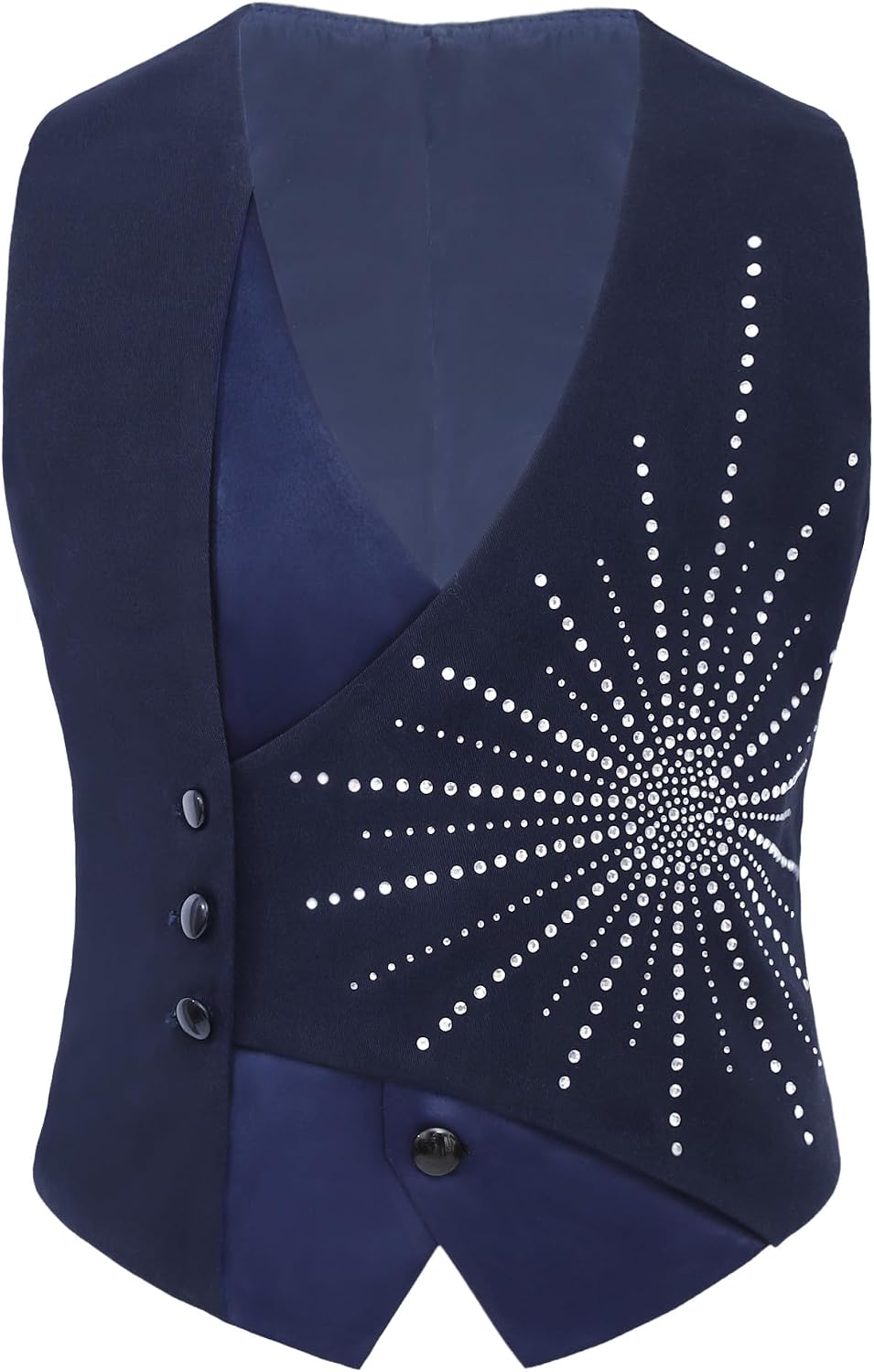 ranrann Boys Dress Suit Vest Piano Performance Waistcoats Sleeveless Jacket for School Celebrations Graduations
