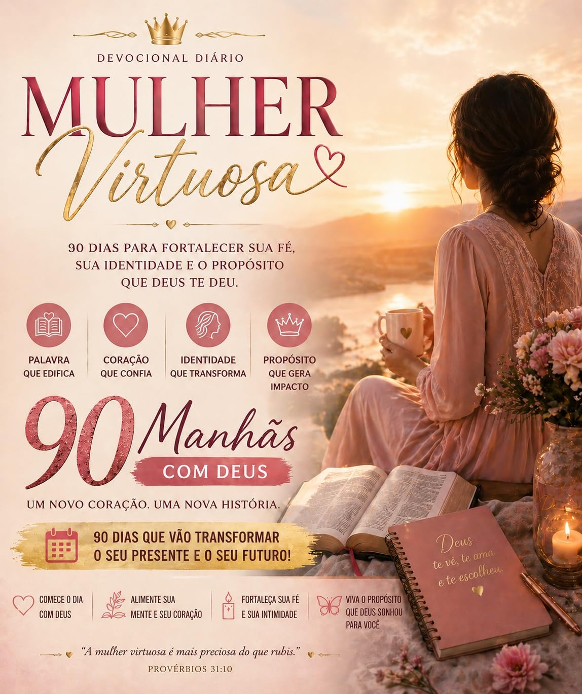 Livre 360 A Virada da Mulher Virtuosa en édition portugaise