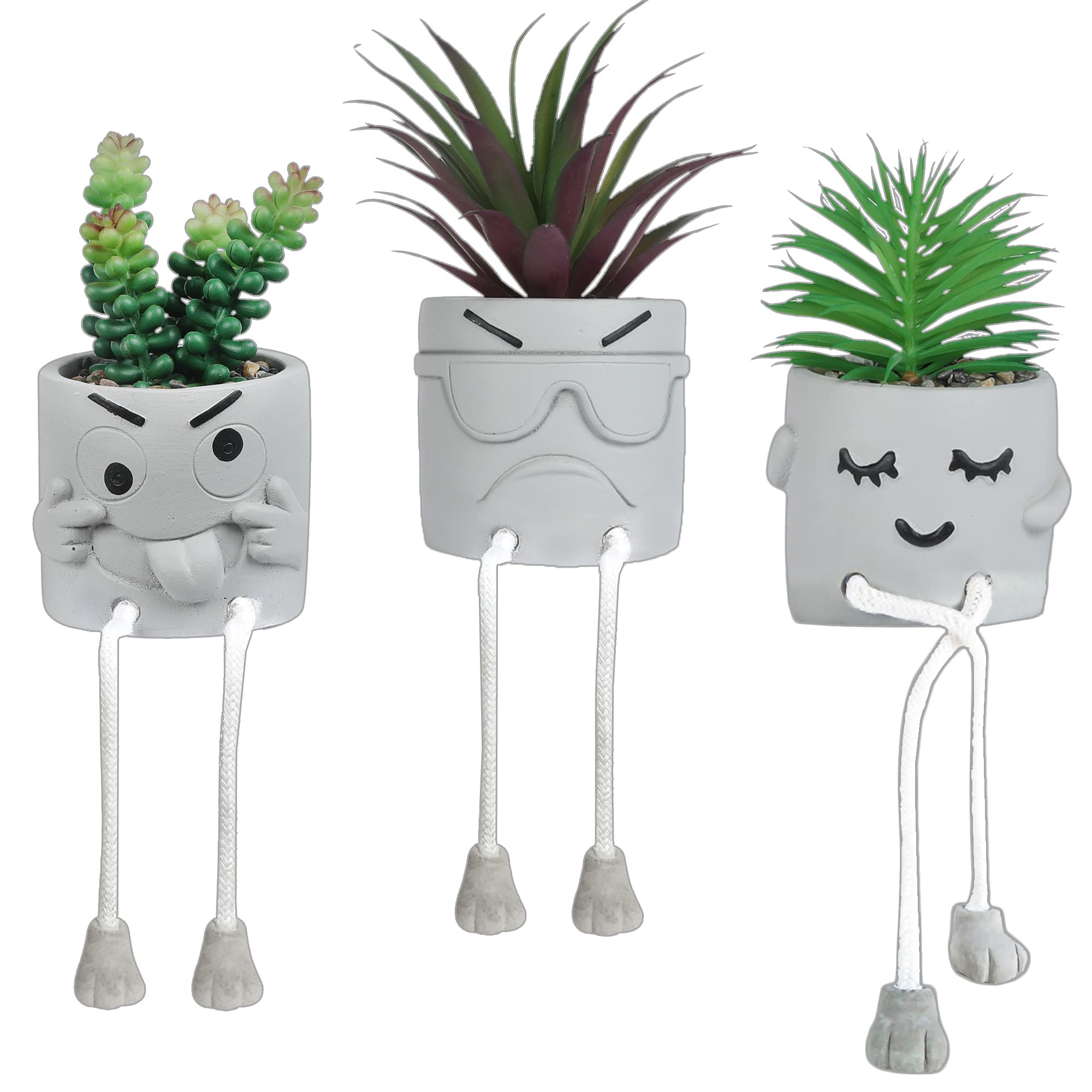 OLEEK Small Fake Plant Office Desk Decor