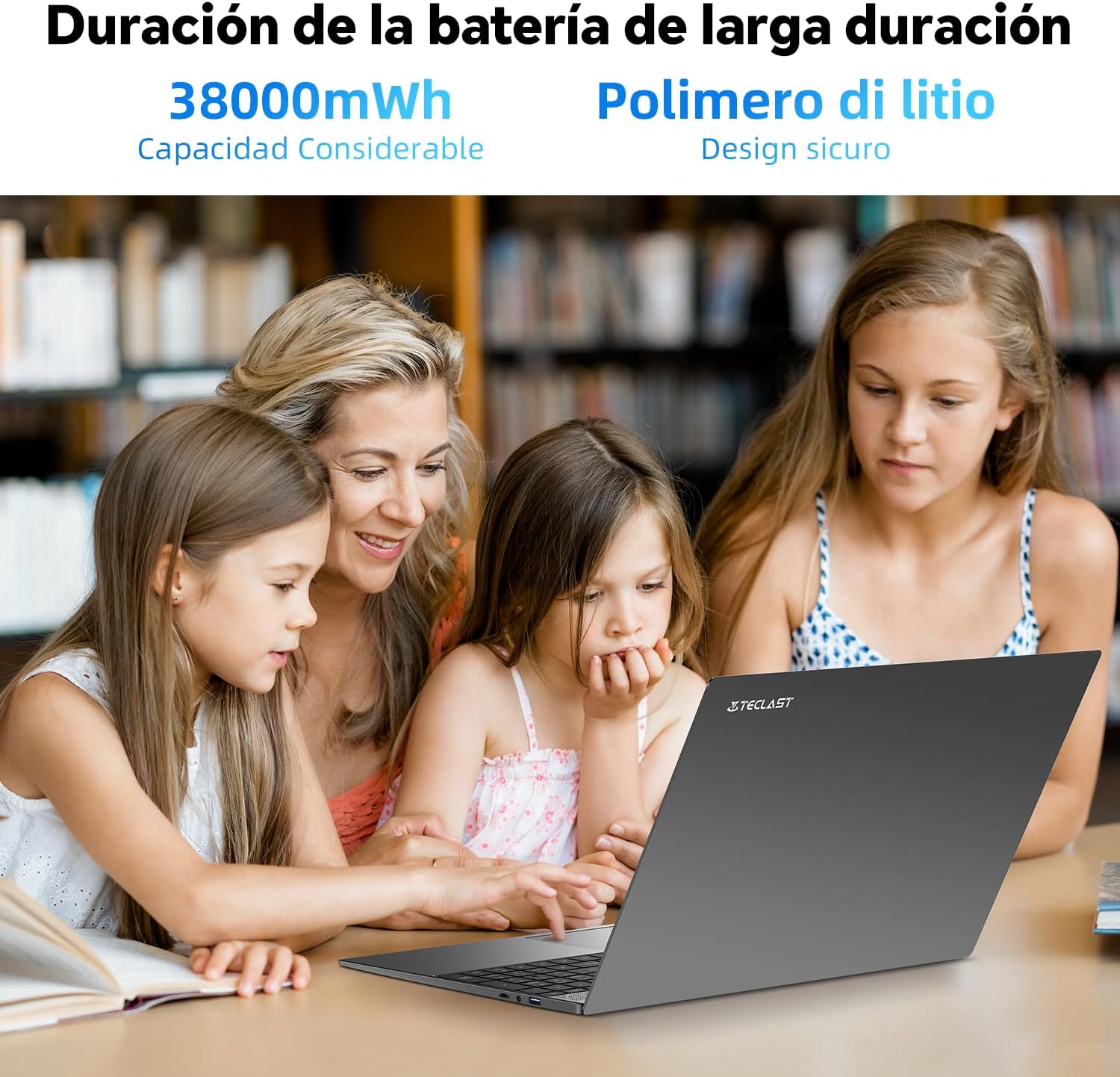 TECLAST PC Portatile 15.6 Pollici, Intel N4100 Turbo 2.6GHz Processor, 8GB RAM 256GB SSD, F16Plus Notebook, Windows 11 Computer Portatile, IPS FHD 1920x1080, 2.4G/5G WiFi, Bluetooth 4.2, USB 3.0