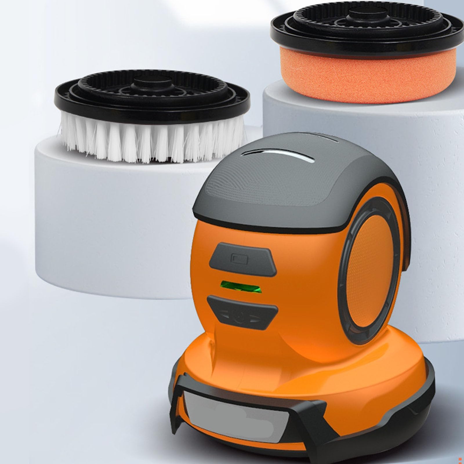 Raschietto per ghiaccio elettrico per parabrezza auto, con spazzola a setole morbide e lucidante per cera, strumento di manutenzione invernale, 500 g, ABS opaco, raschietto per ghiaccio elettrico