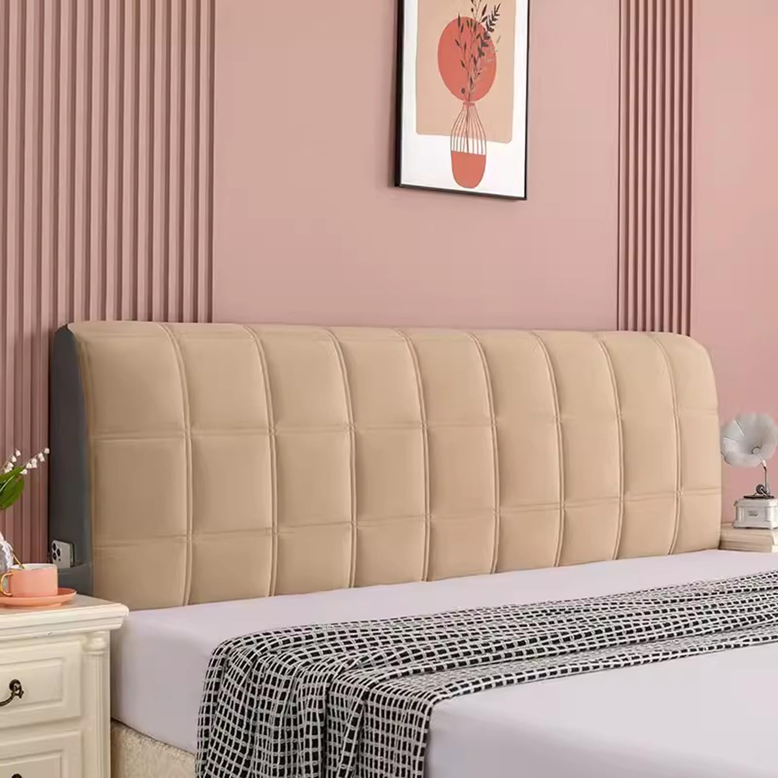 IBOWZ Bed Headboard Covers Headboard Covers for King Size Bed, Stretch Bed Headboard Backrest Cover Protection Cover, Headboard Slipcover Decoration โ image 1