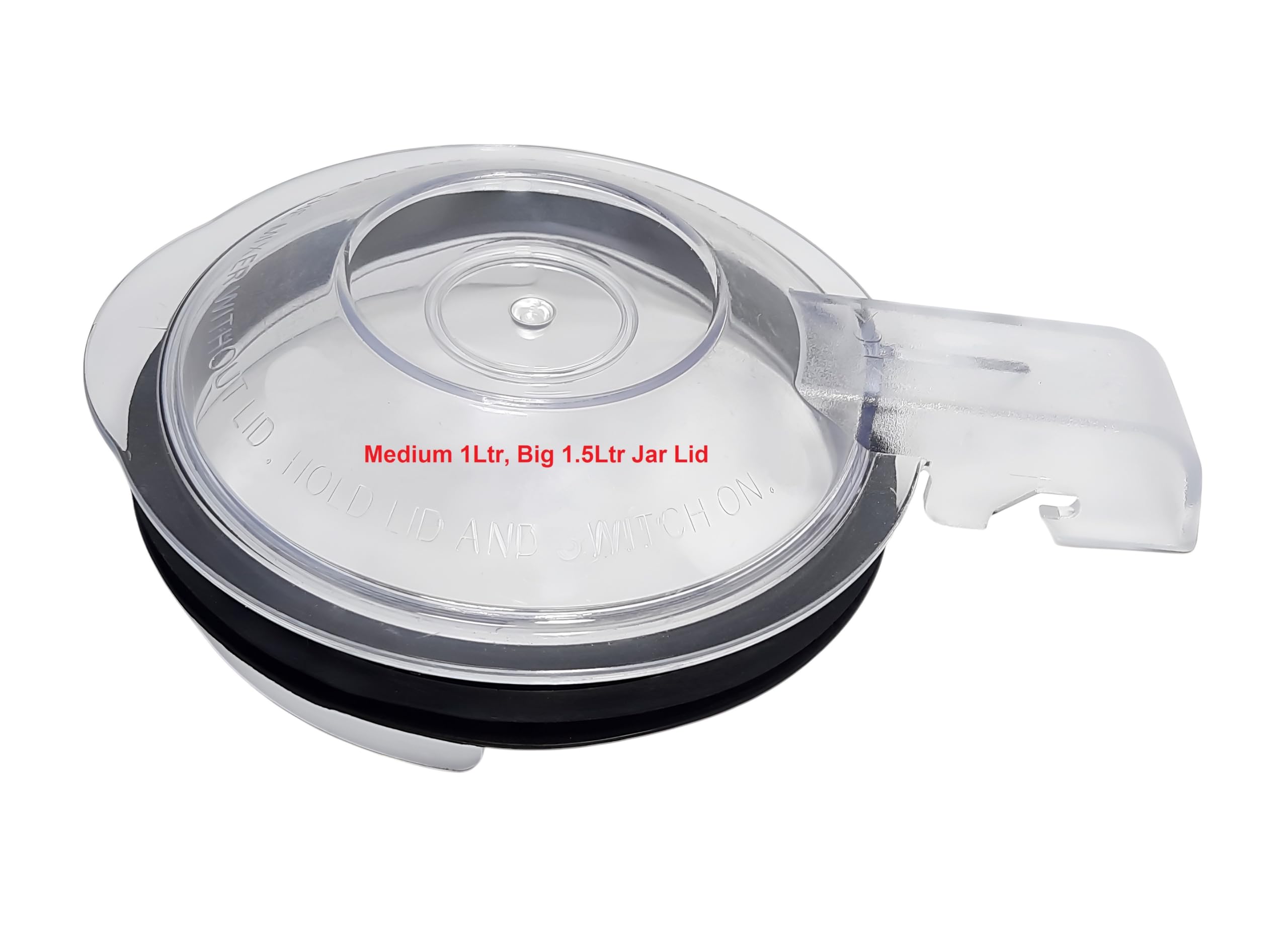 Sponsored Ad - AJS spares- Dry/Wet Jar Lid suitable for PANASONIC Mixer models MX-AC350, MX-AC310, MX-AC555, MX-AC400, MX-AC300, MX-AC250, MX-AC220, MX-AC210 (Polycarbonate, Clear) (Medium 1Ltr, Big 1.5Ltr Jar Lid)