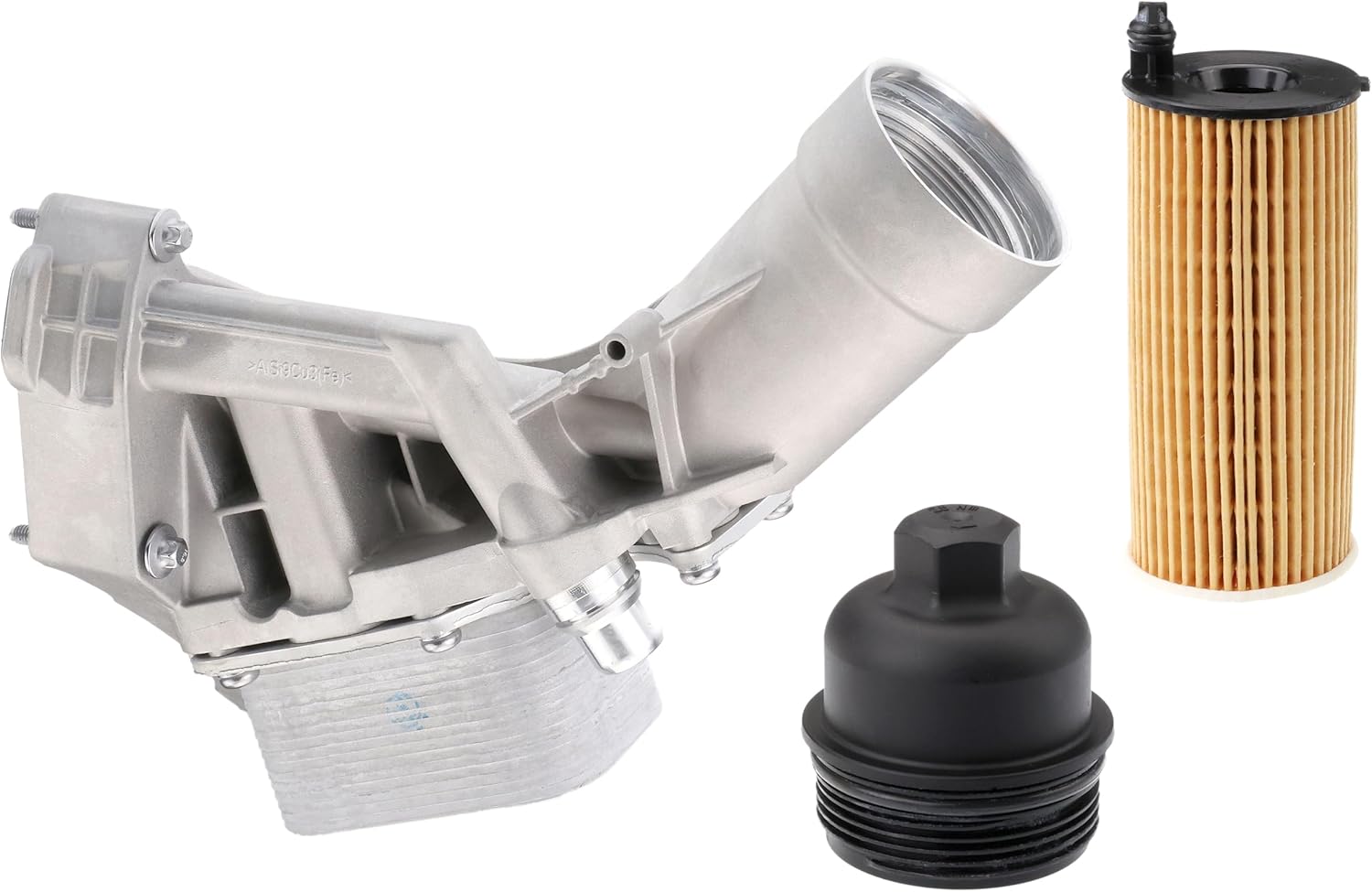 URO Parts 11428596283 Oil Filter Housing, Premium Metal Construction vs OEM Plastic