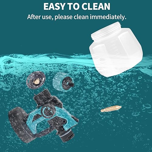 Miniatura 6 de Pulverizador de pintura inalámbrico, pulverizador de pintura de batería de 21 V, pistola rociadora de pintura eléctrica y HVLP, pulverizador de