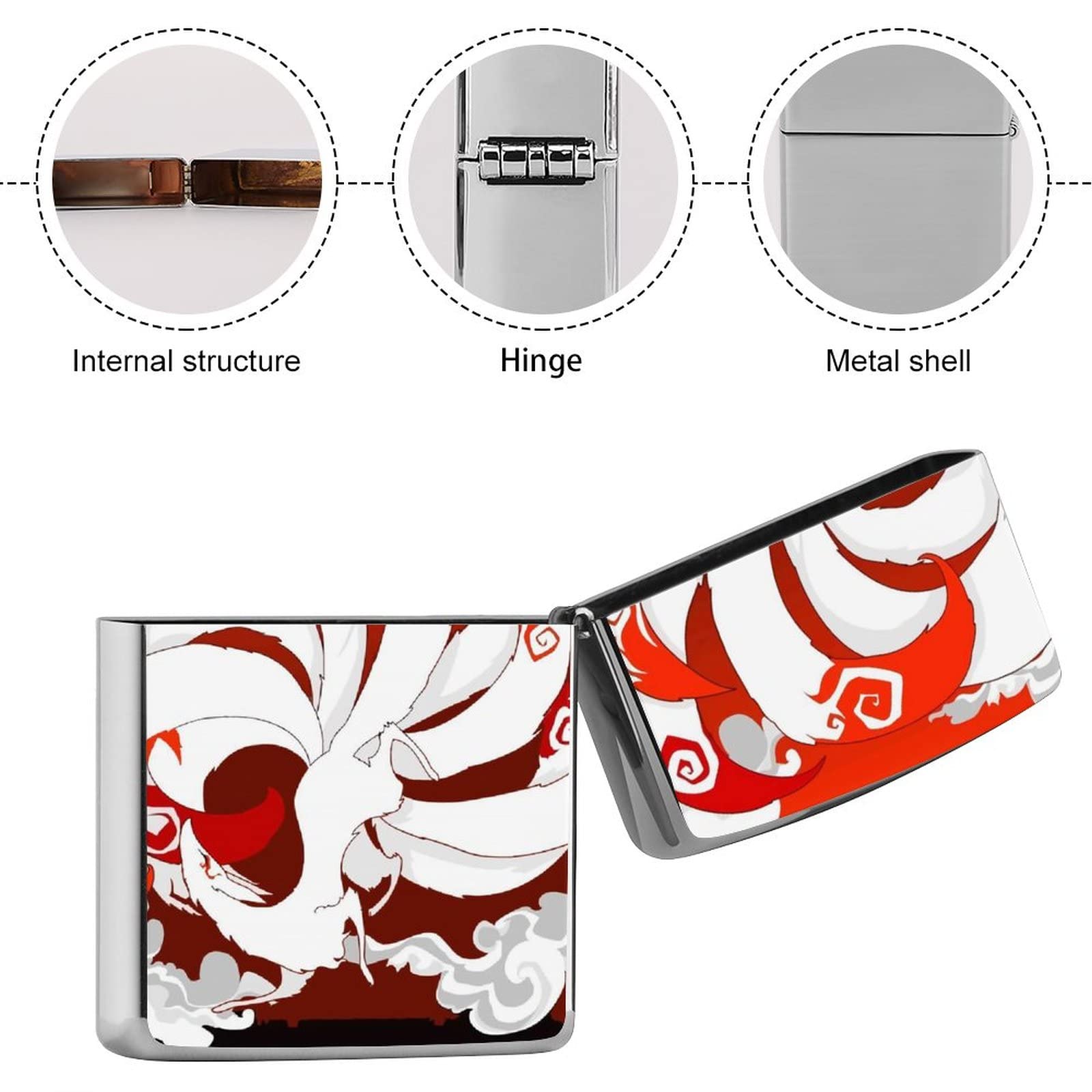 Amazon.co.jp: 九尾狐 フォックス きつね キャラクター アニメ ZIPPO 