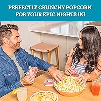 Vista 6 de Franklin’s Gourmet Popcorn All-In-One Popcorn Packs for Popcorn Machine - 4oz Pack of 10 - Made in USA - Packs of Corn Kernels with Buttery Salt &