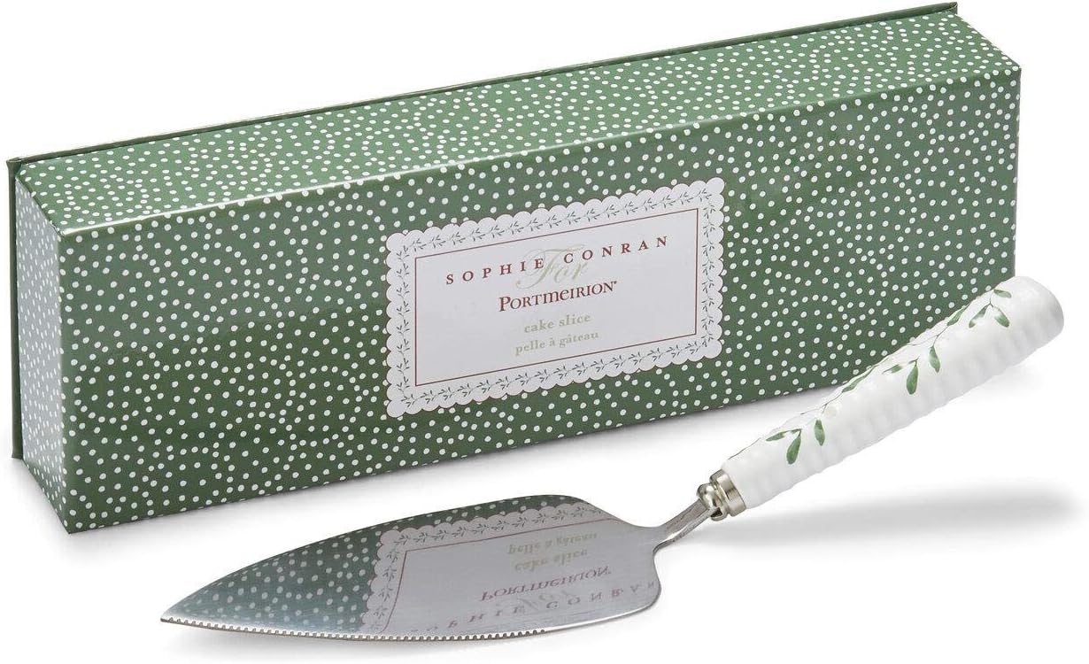 sophie conran CPXT1104-XG Portmeirion Mistletoe Design Cake Server Boxed, Porcelain - Image 5