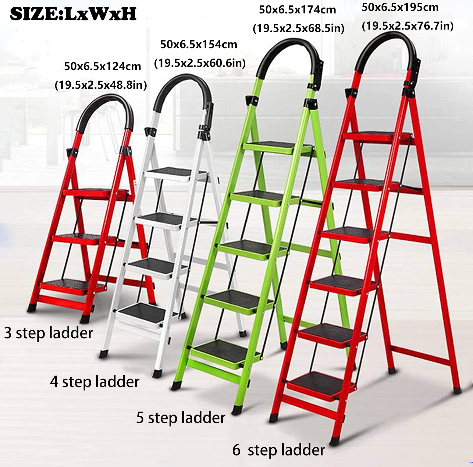 Custodia Protettiva Per Scale Pieghevoli - Impermeabile E Antipolvere - Tessuto Oxford - Taglia 50x154 Cm - Foto 8