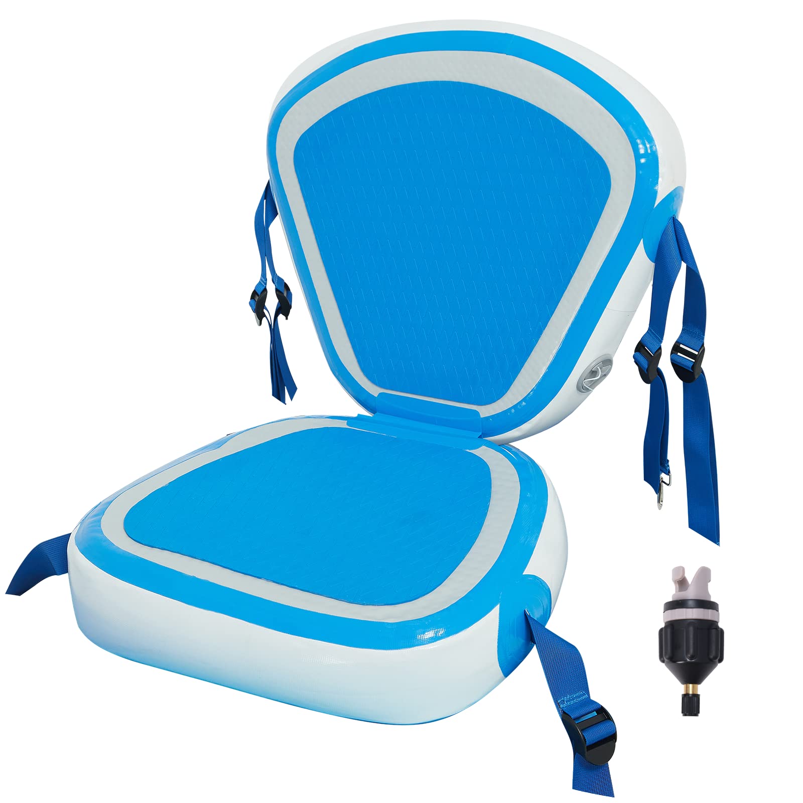 Huskfirm Kayak Seat, Universal Padded Board Seats Comfortable Inflatable Detachable - Adjustable SUP Seat for Kayaks,Rowboats,Fishing Boats,Fishing,Boat Rafting
