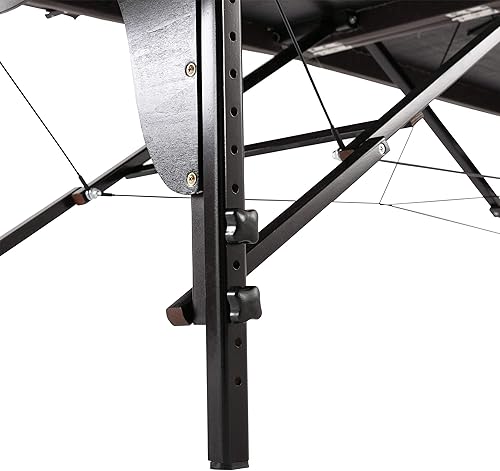 Miniatura 5 de Anwick Mesa de masaje portátil con pestañas para masaje, cama facial, cama de spa, mesa de tatuaje, ajuste de altura con accesorios y bolsa de