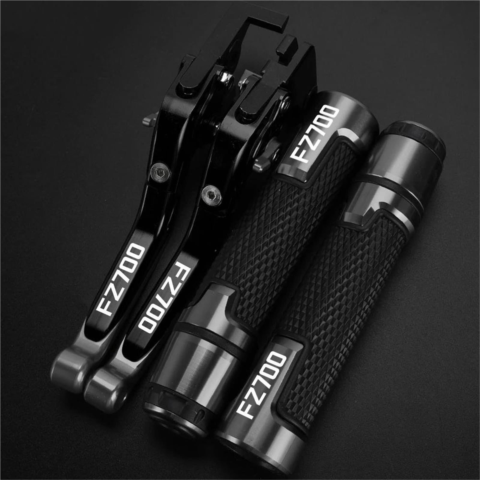 GQUIKGW Replace Motorcycle Brake Clutch Levers Handlebar Controls Enhanced Riding Experience 7/8" 22MM for Y-AMAHA for Genesis FZ700 FZ 700 1987(Black1)