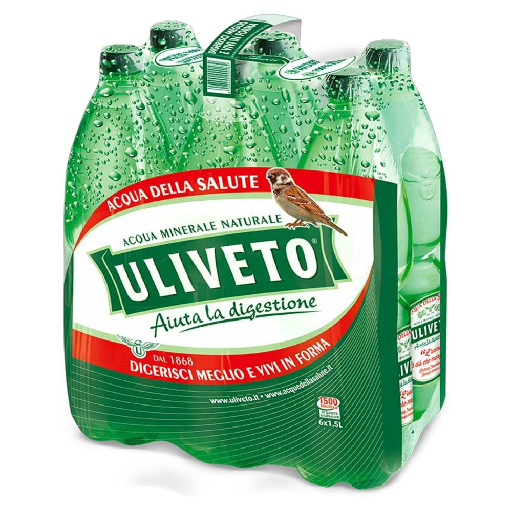 Uliveto Acqua Effervescente 24 Bottiglie da 1.5 Litri
