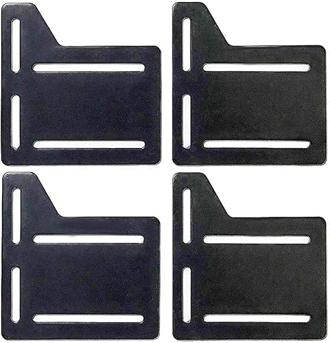 Miniatura 4 de CAFORO Placa de modificación de cama Queen, soporte de fijación de cabecero, soportes adaptadores de marco de cama, kit de conversión de marco de