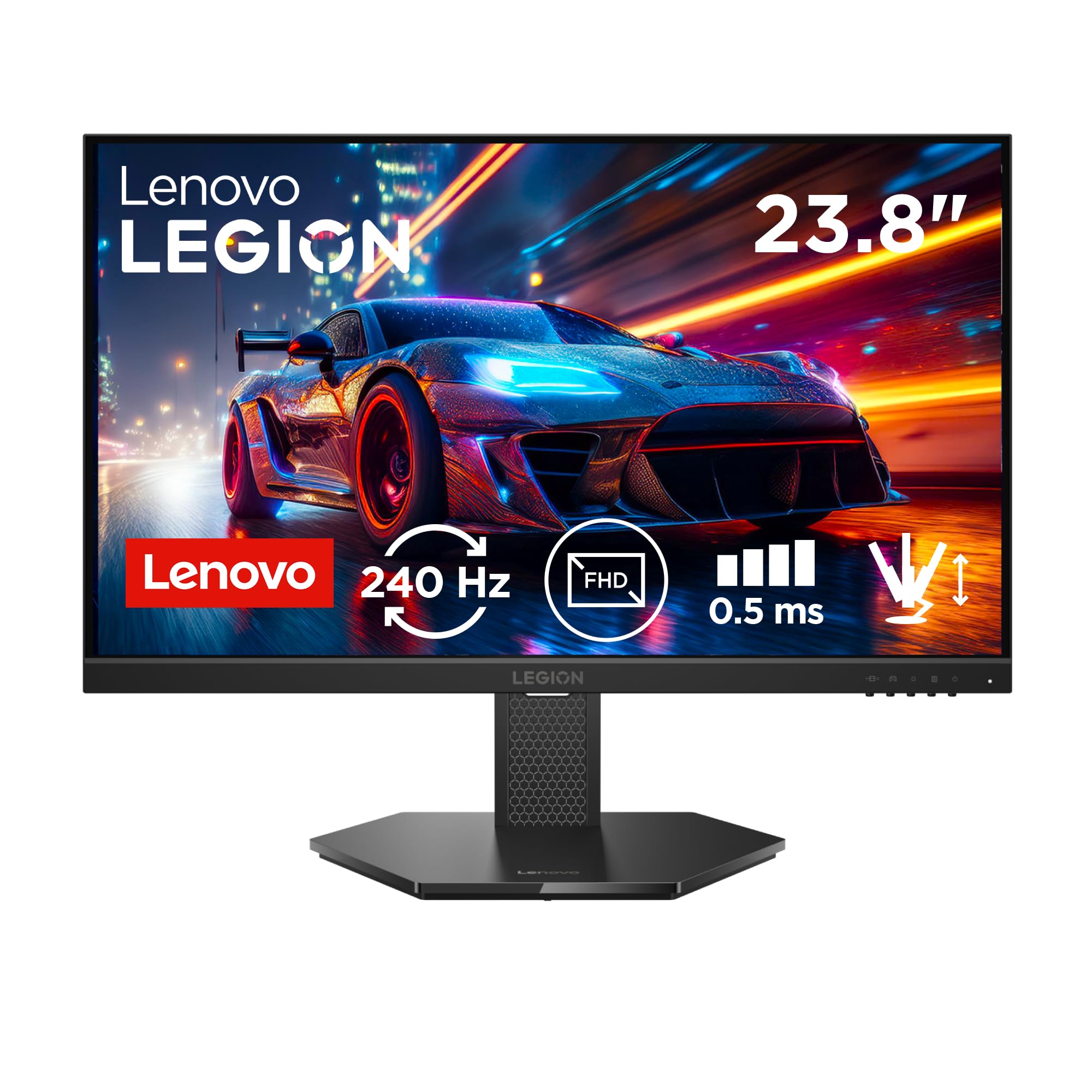 Lenovo Legion 24-10, 24 Inch IPS Full HD Gaming Monitor, 240Hz