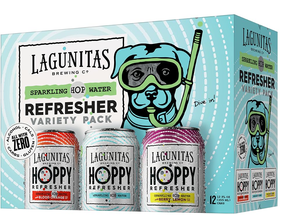 Lagunitas Hoppy Refresher Variety (Pack of 12 Cans) (4