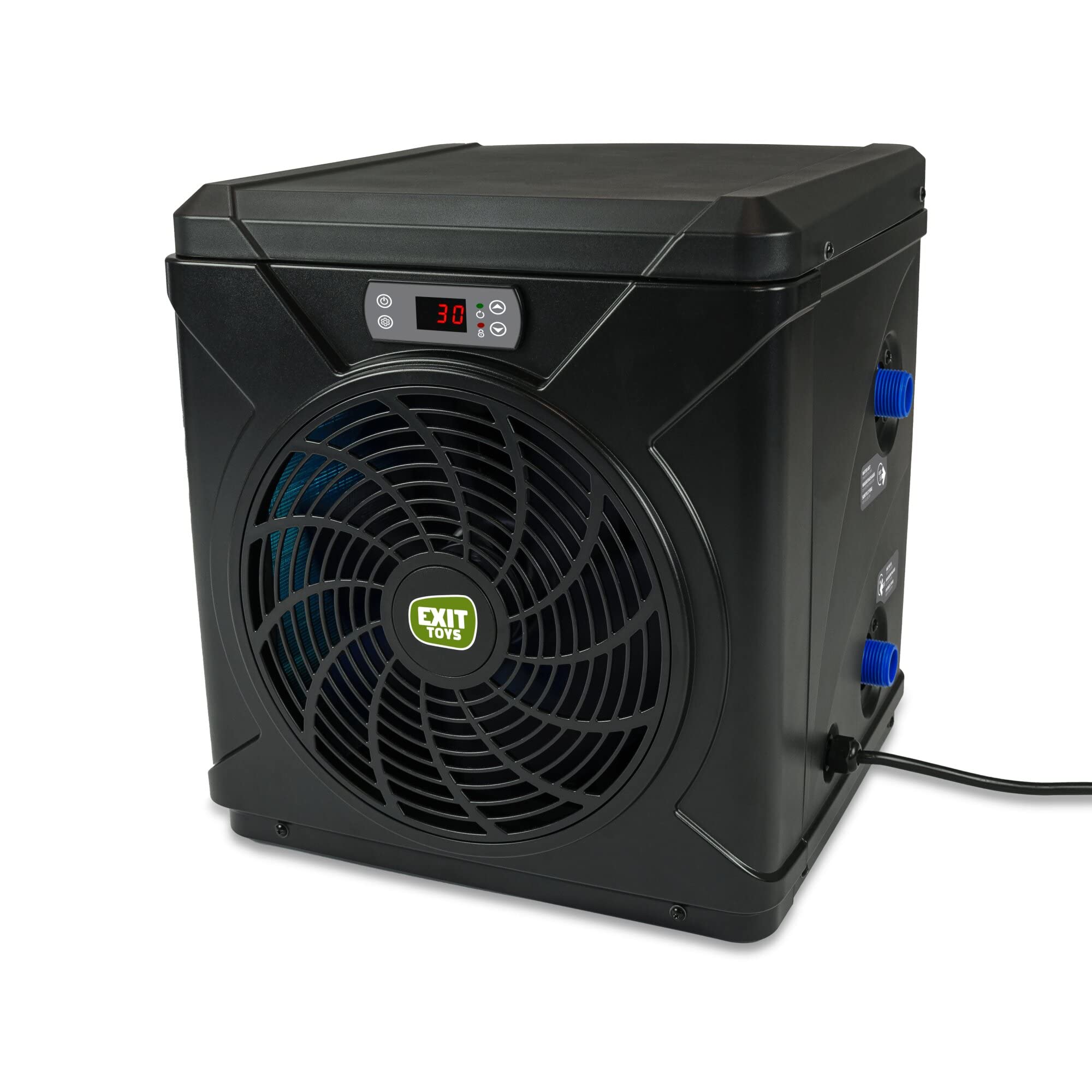 EXIT Bomba de Calor para Piscina Toys - Control Digital - Bomba de Calor Eficiente en Energía - Agua de Piscina Caliente - Fácil de Conectar - 22m3 (5,5kW) - Negro